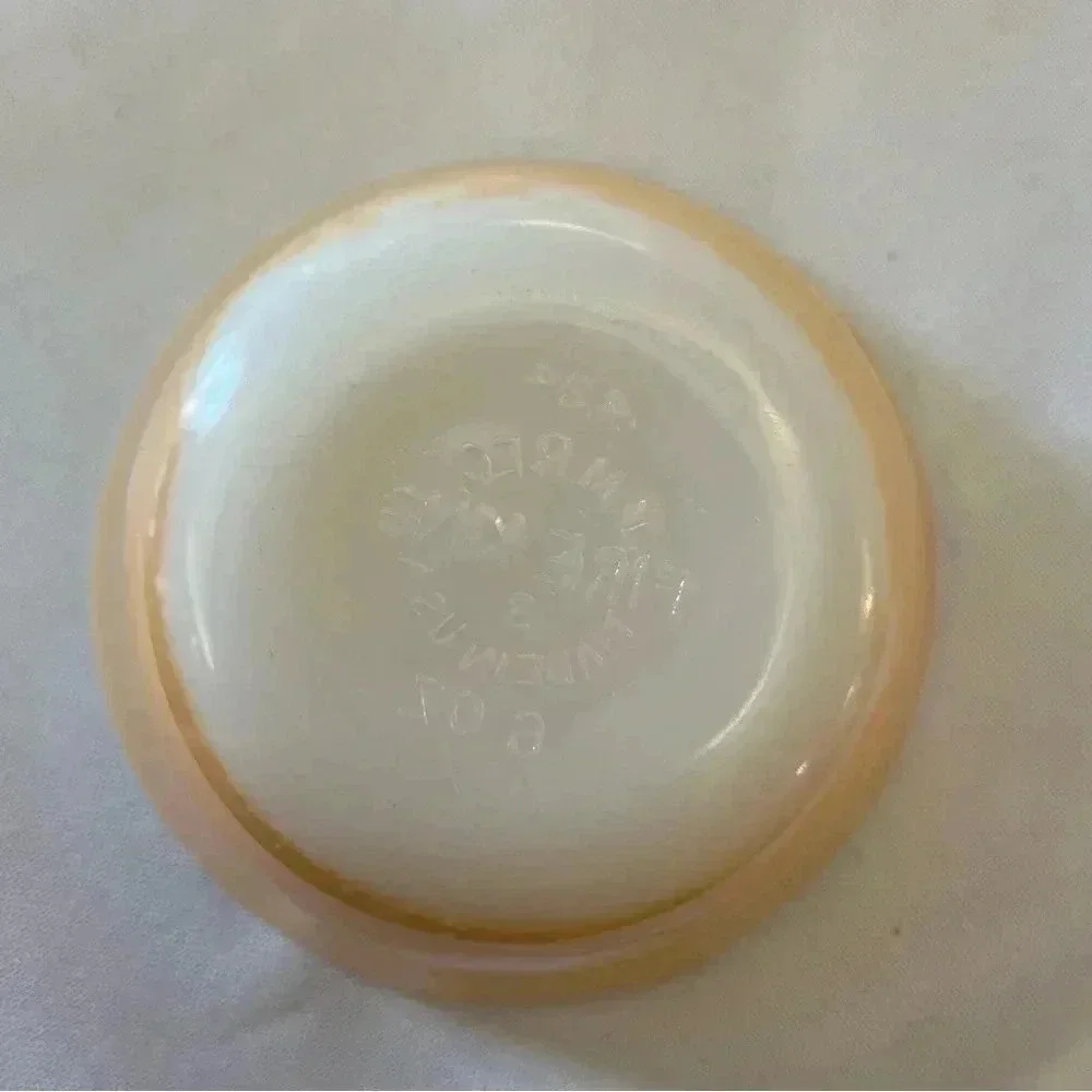 Fire King By Anchor Hocking Scalloped Edged Custard Cups - Set of 5